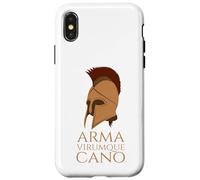 Custodia per iPhone X/XS Eneide - Mitologia romana - Arma Virumque - Latino classico