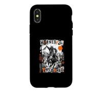 Custodia per iPhone X/XS Epica carica di guerrieri samurai tuoni a cavallo