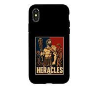 Custodia per iPhone X/XS Eracle mitologia greca Demigod Hero Iconic
