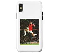 Custodia per iPhone X/XS Eric Cantona Leap Coppa del Mondo di calcio Manchester United