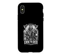 Custodia per iPhone X/XS Erik Il fuorilegge rosso della Groenlandia Viking