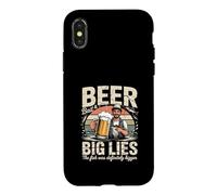 Custodia per iPhone X/XS Esca per birra e grandi bugie Il pesce era decisamente più grande