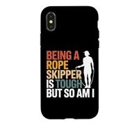 Custodia per iPhone X/XS Essere uno skipper di corda è difficile, ma lo sono anche io
