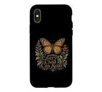 Custodia per iPhone X/XS Every Child Can Soar Back To School Butterfly