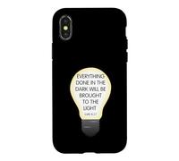Custodia per iPhone X/XS Everything Done in the Dark Luke 8 17 Design ispiratore