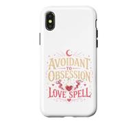 Custodia per iPhone X/XS evitante di ossessione incantesimo d'amore scherzo divertente