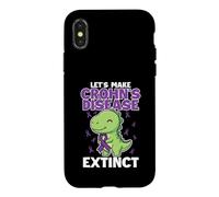 Custodia per iPhone X/XS Facciamo estinguere la malattia di Crohn - Consapevolezza IBD