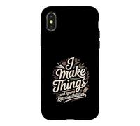 Custodia per iPhone X/XS Faccio cose e ignoro le responsabilità Crafting