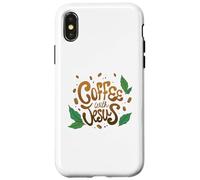 Custodia per iPhone X/XS Faithful Coffee Devotion with My Savior