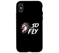 Custodia per iPhone X/XS Falcon Birdwatcher Falconeria Ornitologia Falconiere