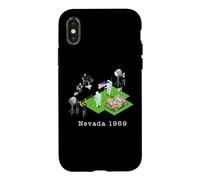 Custodia per iPhone X/XS Falsa Luna Landing Spara Nevada Area 51 Bufala