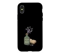 Custodia per iPhone X/XS Fantasy Reader Cozy Bookworm Taverncore Cottagecore