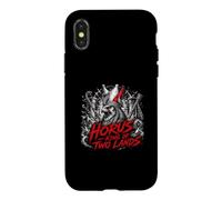 Custodia per iPhone X/XS Faraone egiziano Horus Re Di Due Terre