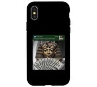Custodia per iPhone X/XS Faraone King Tut C'è movimento alla tua porta d'ingresso Egpyt