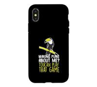 Custodia per iPhone X/XS Fare PUNS su di me? Toucan Gioca a quel gioco!