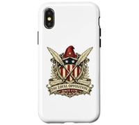 Custodia per iPhone X/XS Fedele Opposizione dal 1776 Liberty Cap Shield Crest