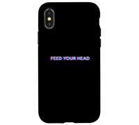 Custodia per iPhone X/XS Feed Your Head Psychedelic Trip Magic Mushrooms Psilocybin