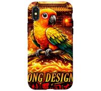 Custodia per iPhone X/XS Fei Long Il Drago Volante