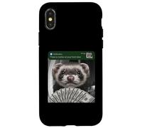 Custodia per iPhone X/XS Ferret C'è movimento alla tua porta di casa sciocco