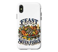 Custodia per iPhone X/XS Festa dei Sette Pesci: Celebrazione Gastronomica