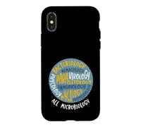 Custodia per iPhone X/XS Filiali della scienza della microbiologia, scienziato microbiologo