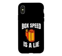 Custodia per iPhone X/XS Film Photographer Box Speed Is A Lie Analog Camera