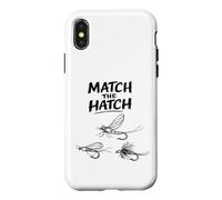 Custodia per iPhone X/XS Fly Tying Life Morsa da banco Trota Streamer Match the Hatch