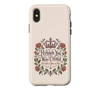 Custodia per iPhone X/XS Forse sei stato creato Esther 4 14 Versetto della Bibbia
