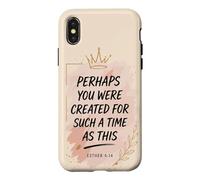 Custodia per iPhone X/XS Forse sei stato creato per un tale tempo Esther Verse