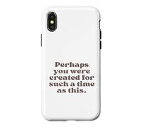 Custodia per iPhone X/XS Forse sei stato creato per un tempo come questo Esther 4:14