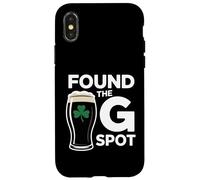 Custodia per iPhone X/XS Found The G Spot Funny St Patricks Day