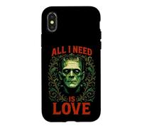 Custodia per iPhone X/XS Frankenstein Ho bisogno di amore | Grunge Horror Halloween