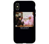 Custodia per iPhone X/XS Friends Kitty vs Bunny