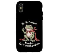 Custodia per iPhone X/XS Frog Meme Me No Problemo It Was All Problemo Funny Men Women