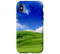 Custodia per iPhone X/XS Frutiger Aero Meadow Aesthetic y2k 2000s Ironic Nostalgic