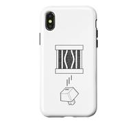 Custodia per iPhone X/XS Fuga chiave ESC computer dal supporto tecnico della prigione di codice binario