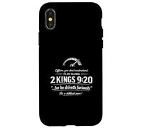 Custodia per iPhone X/XS Funny 2 Kings 9 20 Driver Church Gesù