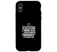 Custodia per iPhone X/XS Funny 2 Kings 9 20 Driver, ritmo biblico, fede