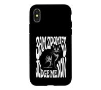 Custodia per iPhone X/XS Funny Cat Owner 3AM Zoomies Judge Me Now Retro