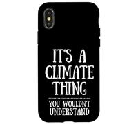 Custodia per iPhone X/XS Funny Climate Politics Activist Planet Future Progressive