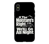 Custodia per iPhone X/XS Funny Farm Moisture Harvest Crew Umorismo