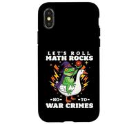 Custodia per iPhone X/XS Funny Frog Goose Let's Roll Math Rocks No ai crimini di guerra