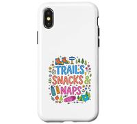 Custodia per iPhone X/XS Funny Hiking Outdoor Adventures Nature Loving