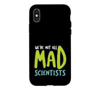 Custodia per iPhone X/XS Funny Microbiology Non siamo tutti scienziati pazzi