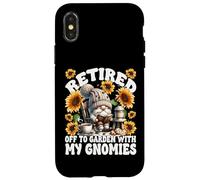 Custodia per iPhone X/XS Funny Saying And Retirement Gnome Grandpa For Retired Dad