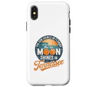 Custodia per iPhone X/XS Funny Tennessee Moon Shines, Florida Sun Shines TN Humor