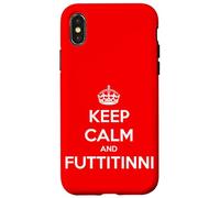 Custodia per iPhone X/XS FUTTITINNI | TENERE LA CALMA