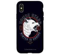 Custodia per iPhone X/XS Game of Thrones House Stark Winter is Coming