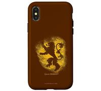 Custodia per iPhone X/XS Game of Thrones Lannister Sprayed Outline Sigil