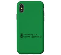 Custodia per iPhone X/XS Garden Lover - Pianta pazza da donna per giardinaggio